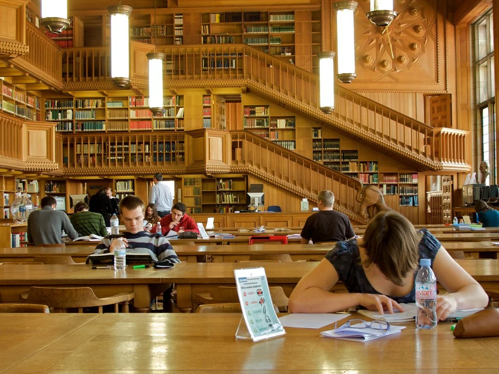 Biblioteca en Bélgica